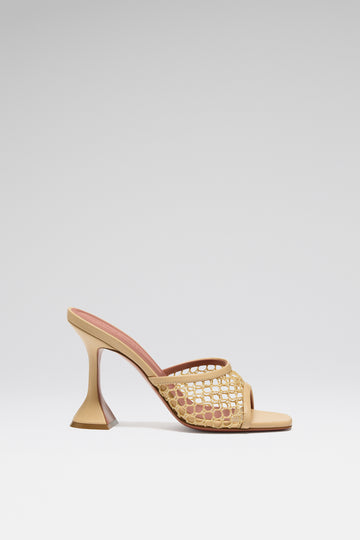 Lupita Net Slipper Beige