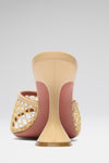 Lupita Net Slipper Beige