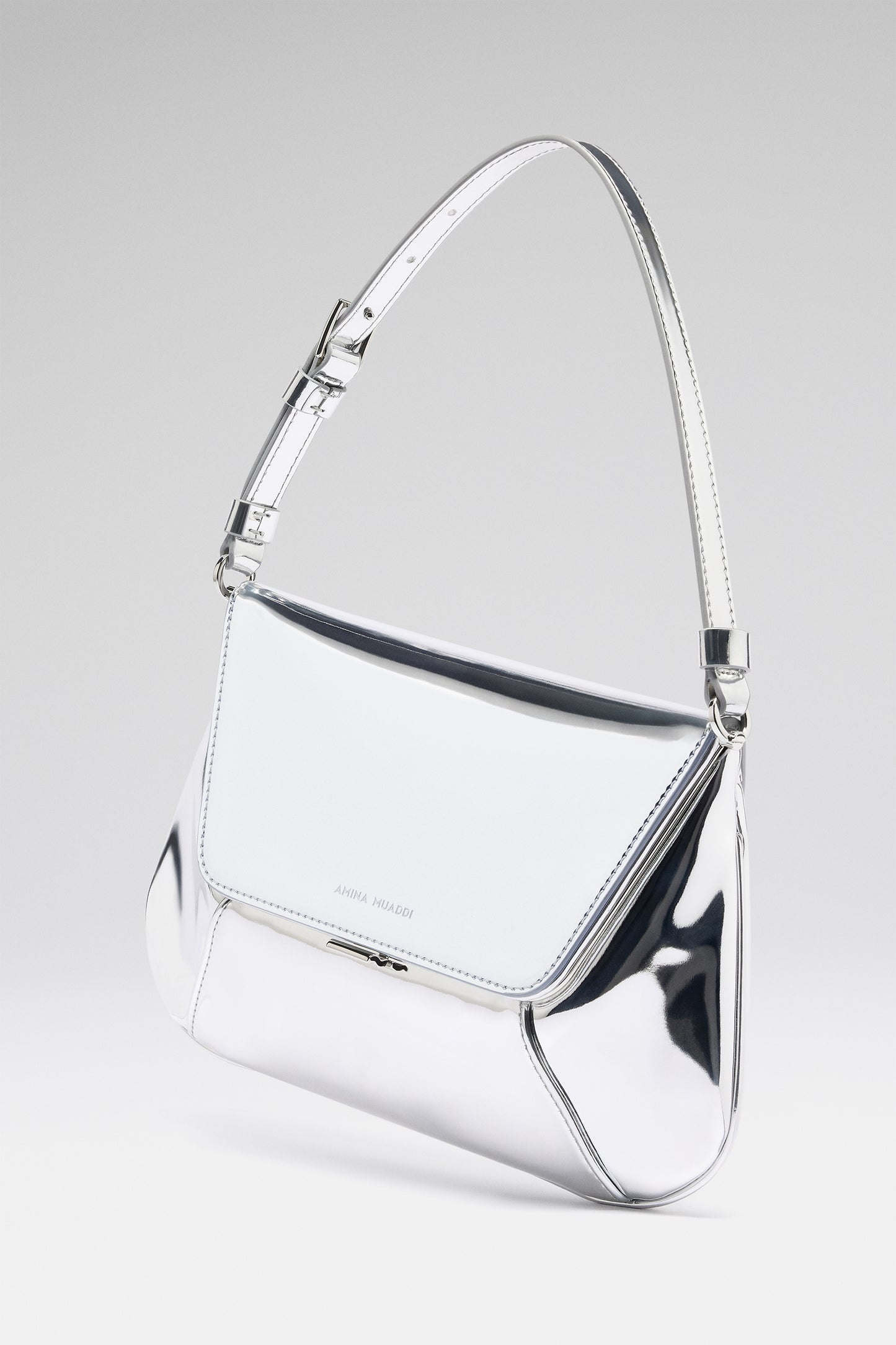 Ami Shoulder Bag Silver Mirror
