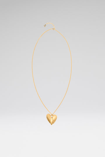 Heartbreaker Necklace With Gold Base