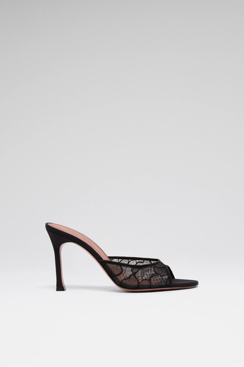 Alexa Lace Slipper 95 Black Lace