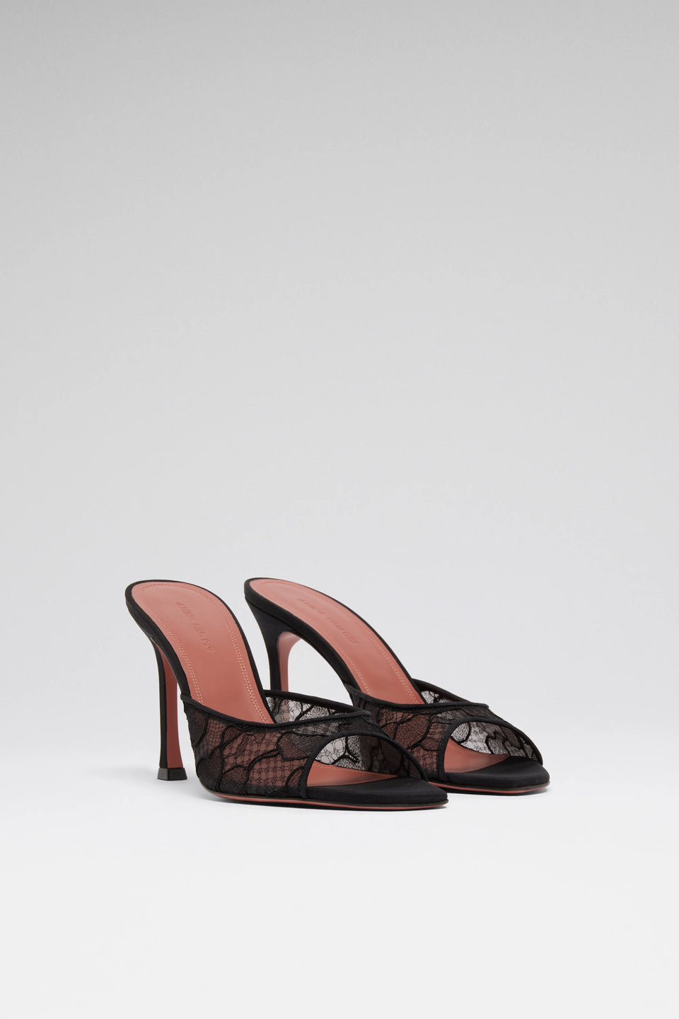 Alexa Lace Slipper 95 Black Lace
