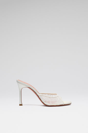 Alexa Lace Slipper 95 Ivory Lace