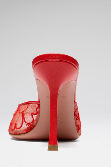 Alexa Lace Slipper 95 Red Lace<img>