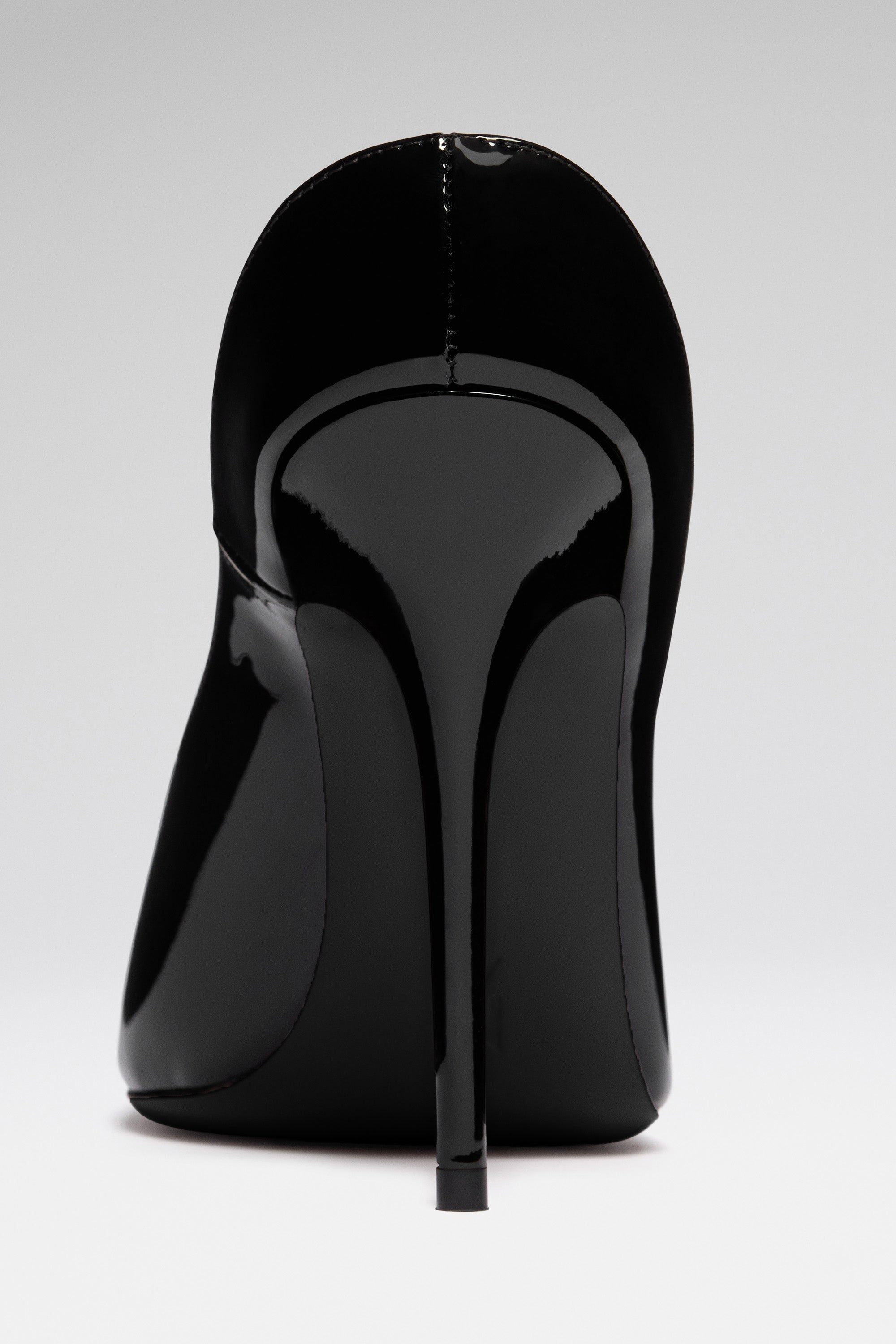 Anok 105 Black Patent Mules | Amina Muaddi Luxury Shoes For Women