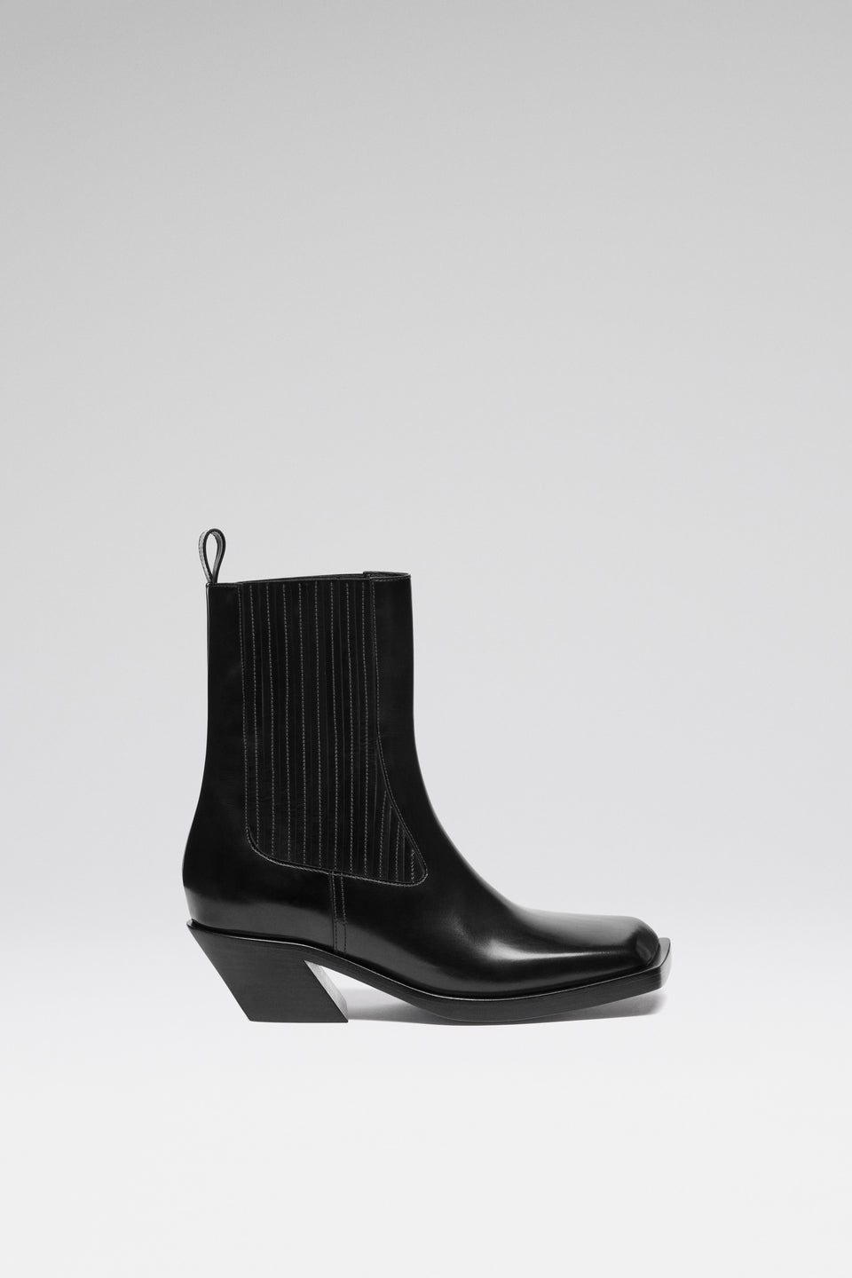 Chiara Chelsea Boot 40 Shiny Black Spazzolato