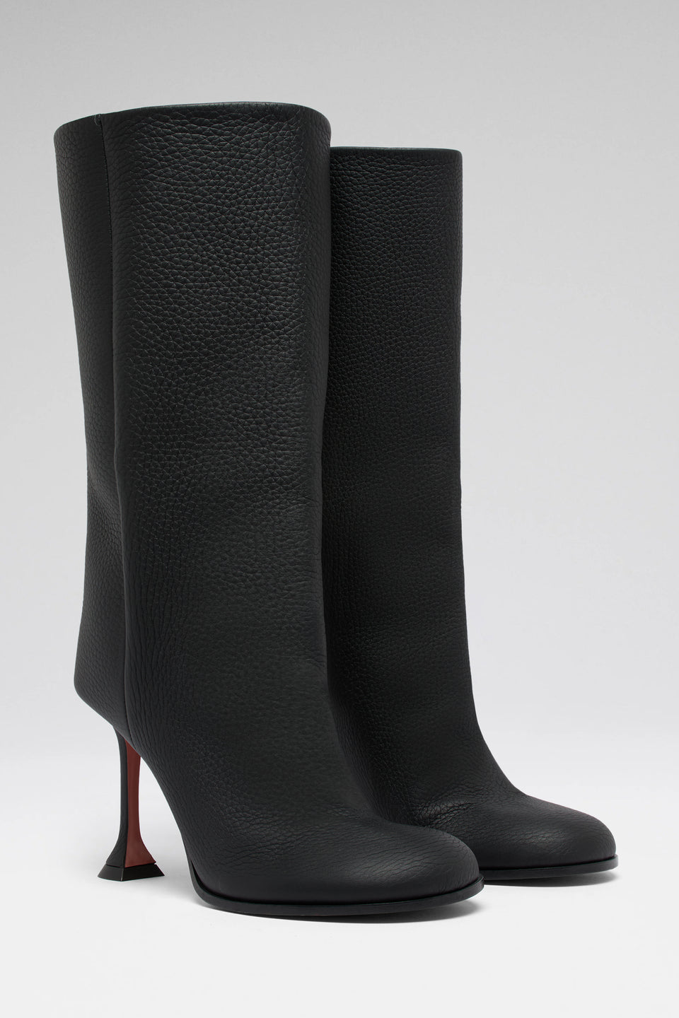 Liya Boot 95 Black Grainy Leather