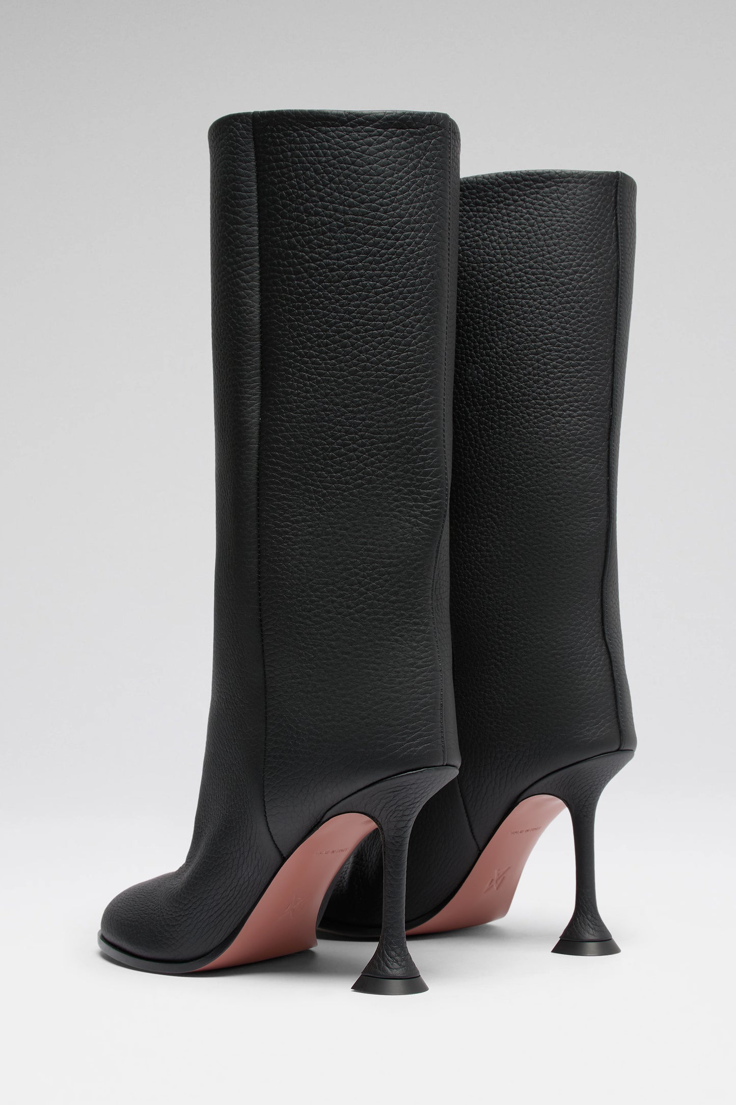 Liya Boot 95 Black Grainy Leather