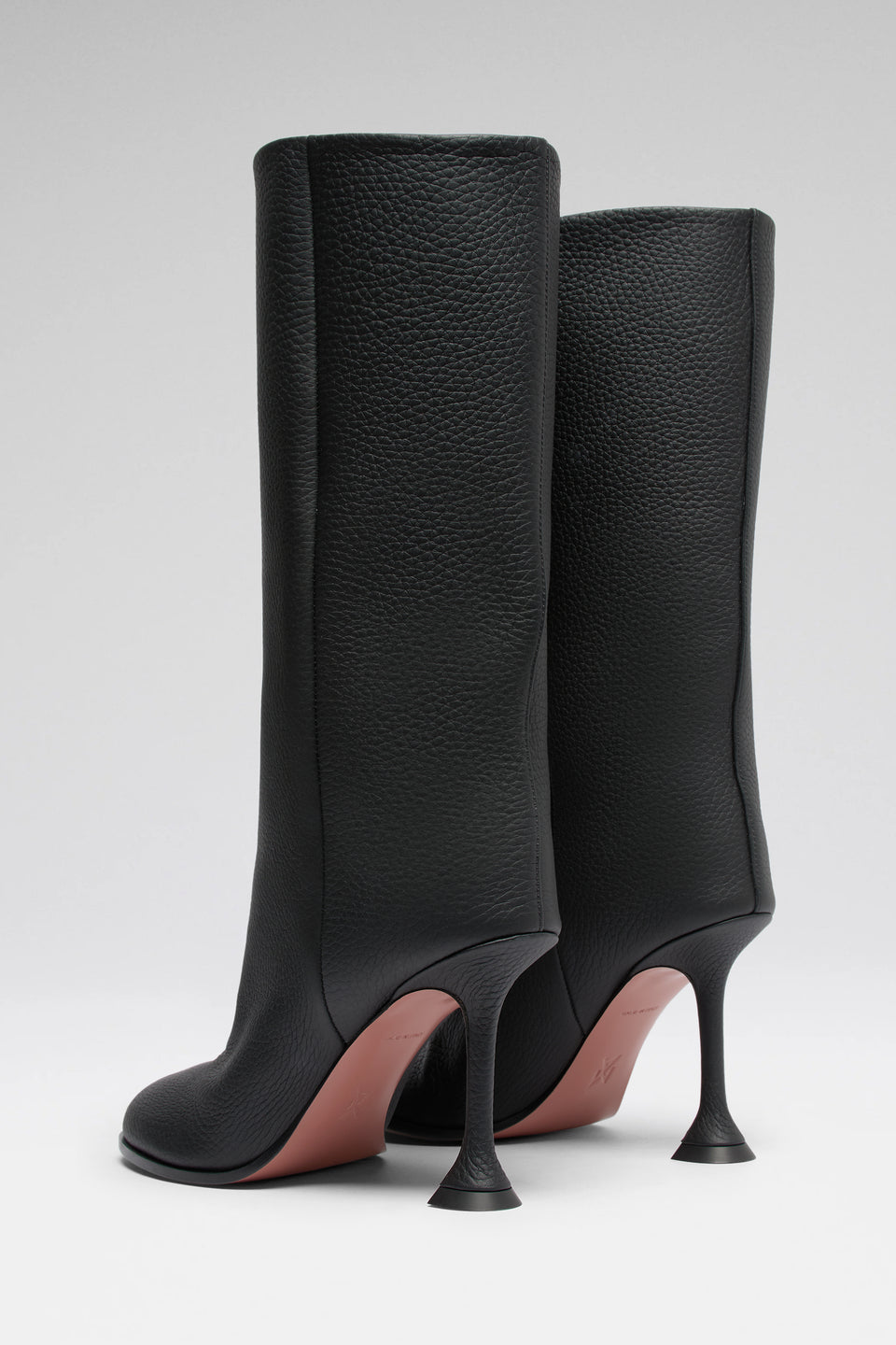 Liya Boot 95 Black Grainy Leather