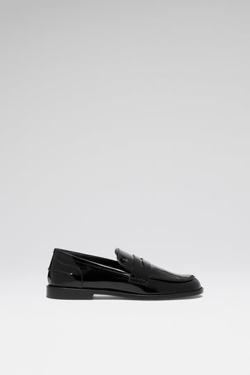 Tilda Loafer Shiny Black Spazzolato