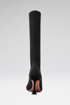 Veneda Stretch Boot Black Fine Knit