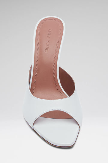 Alexa Slipper 95 White Nappa