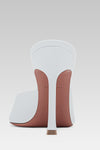 Alexa Slipper 95 White Nappa