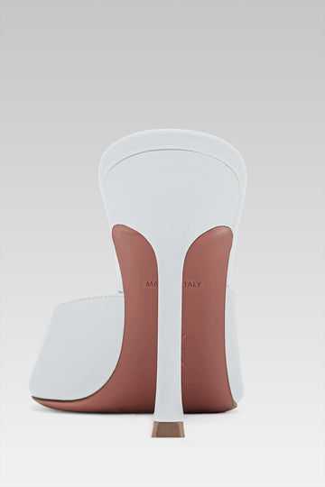 Alexa Slipper 95 White Nappa