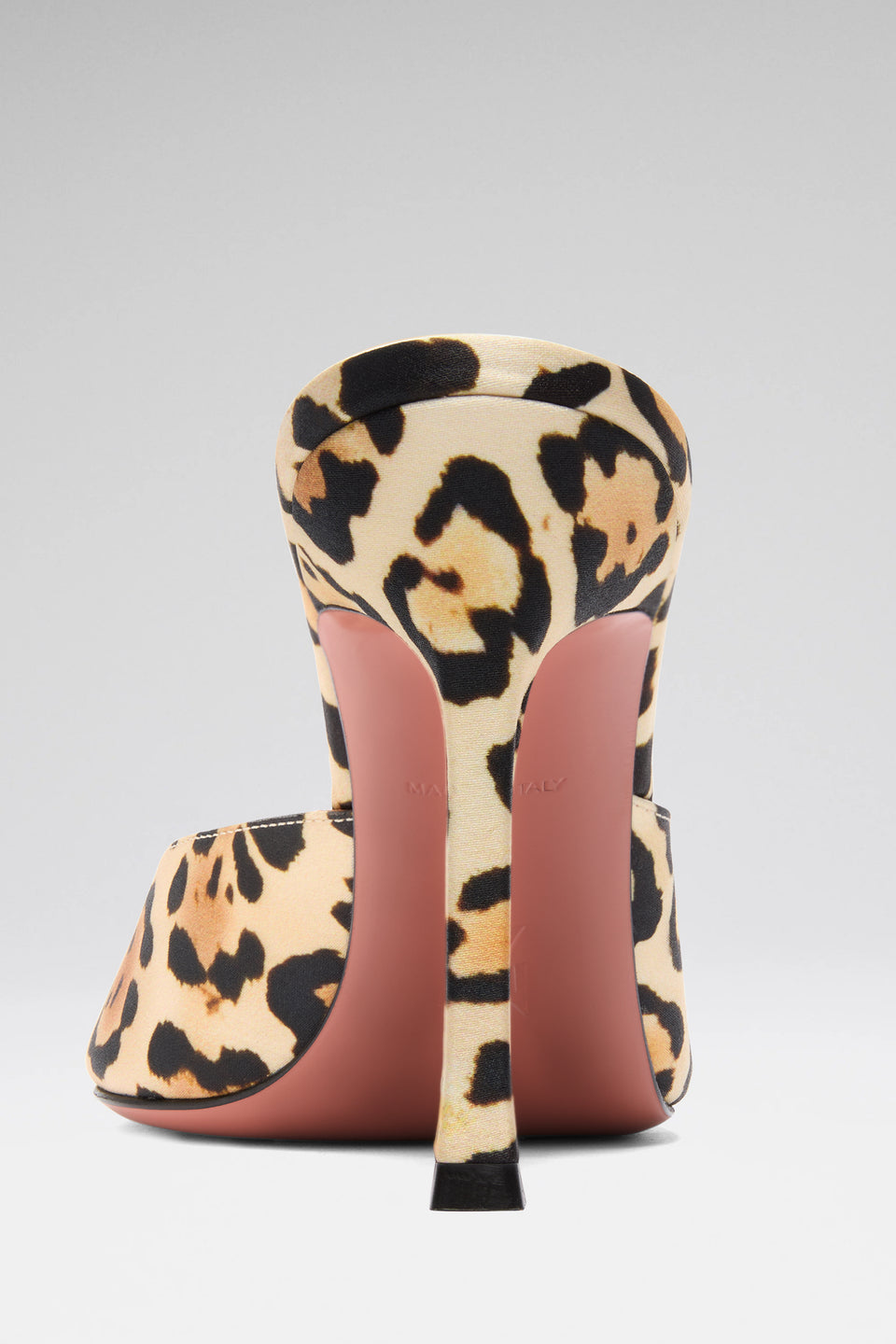Alexa Slipper Leopard Print Satin
