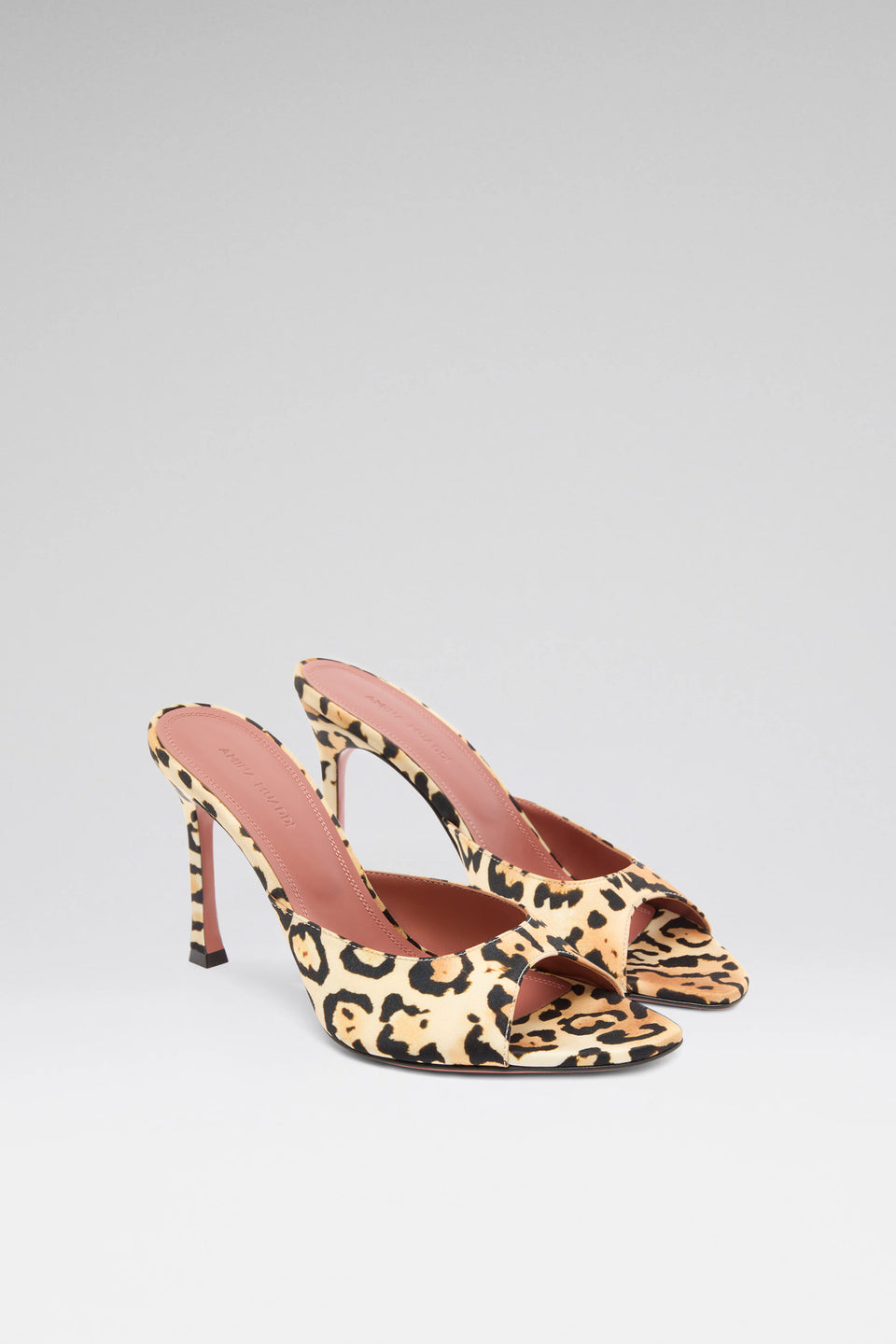 Alexa Slipper Leopard Print Satin