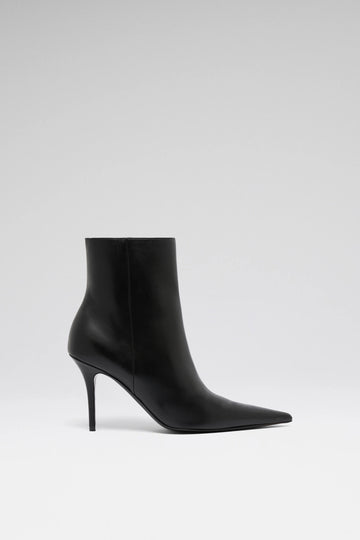 Barbara Bootie 90 Black Nappa