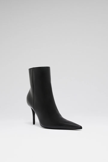 Barbara Bootie 90 Black Nappa