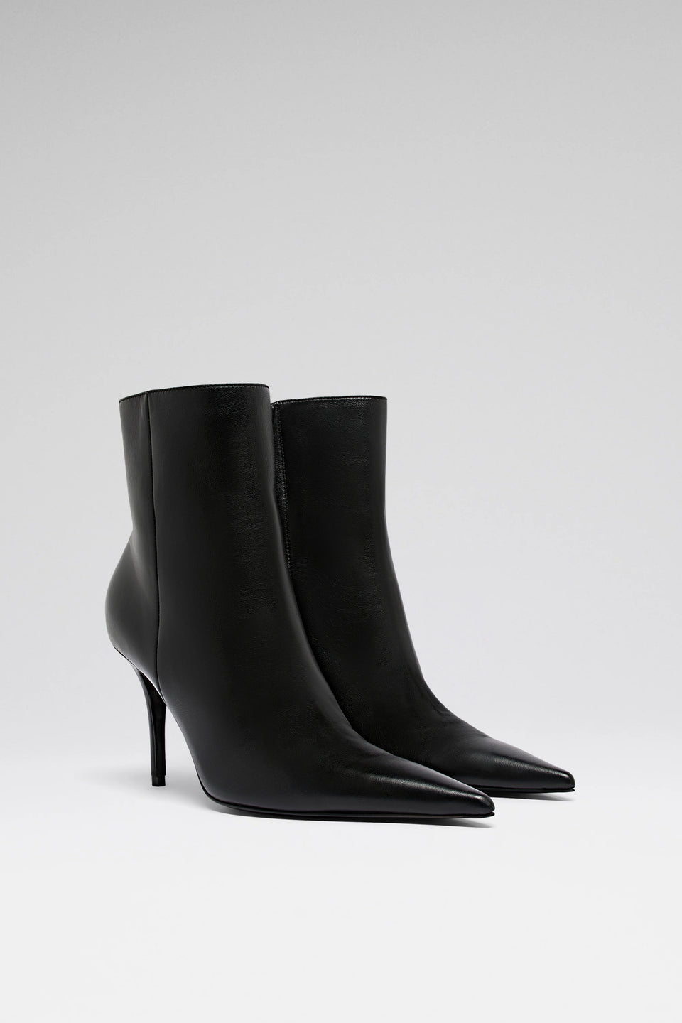 Barbara Bootie 90 Black Nappa