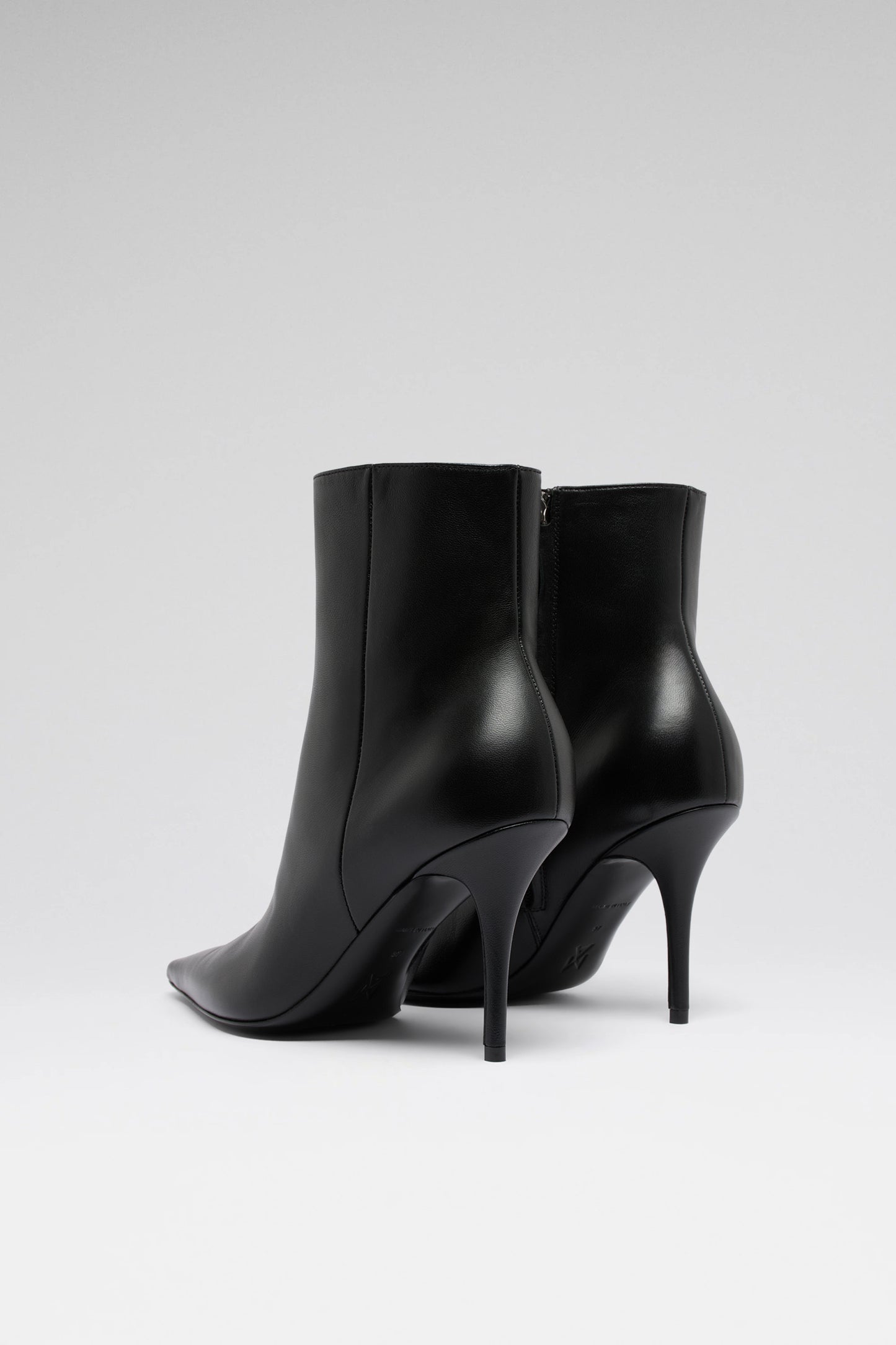 Barbara Bootie 90 Black Nappa