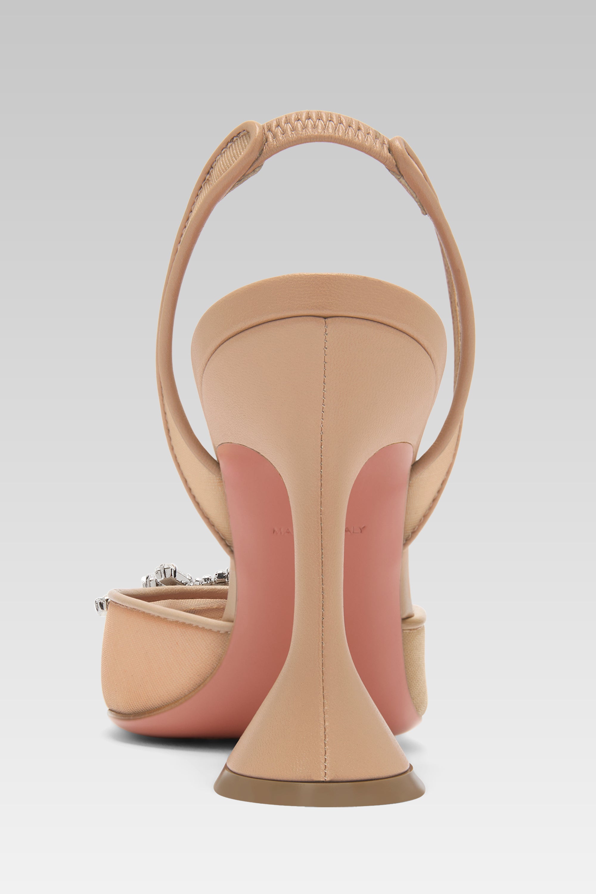 パンプス AMINA MUADDI SHOES (BEGUMSLING MIRSILWHICRY) 13S361088BEG_BEGUM_MESH_SLING_