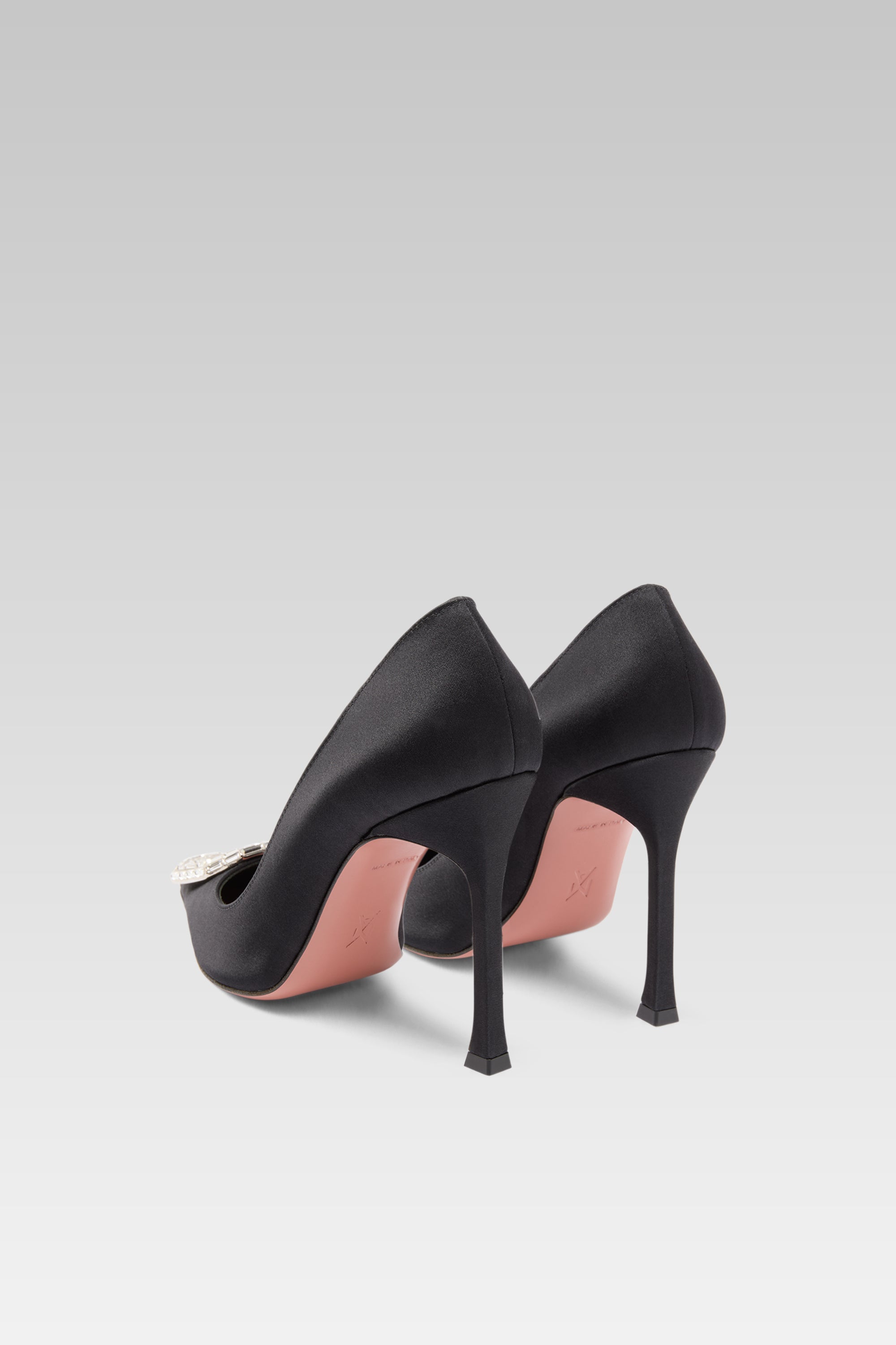 パンプス AMINA MUADDI SHOES (CAMELIAPUMP105 SATBLAWHIBU) CAMELIA PUMP 105