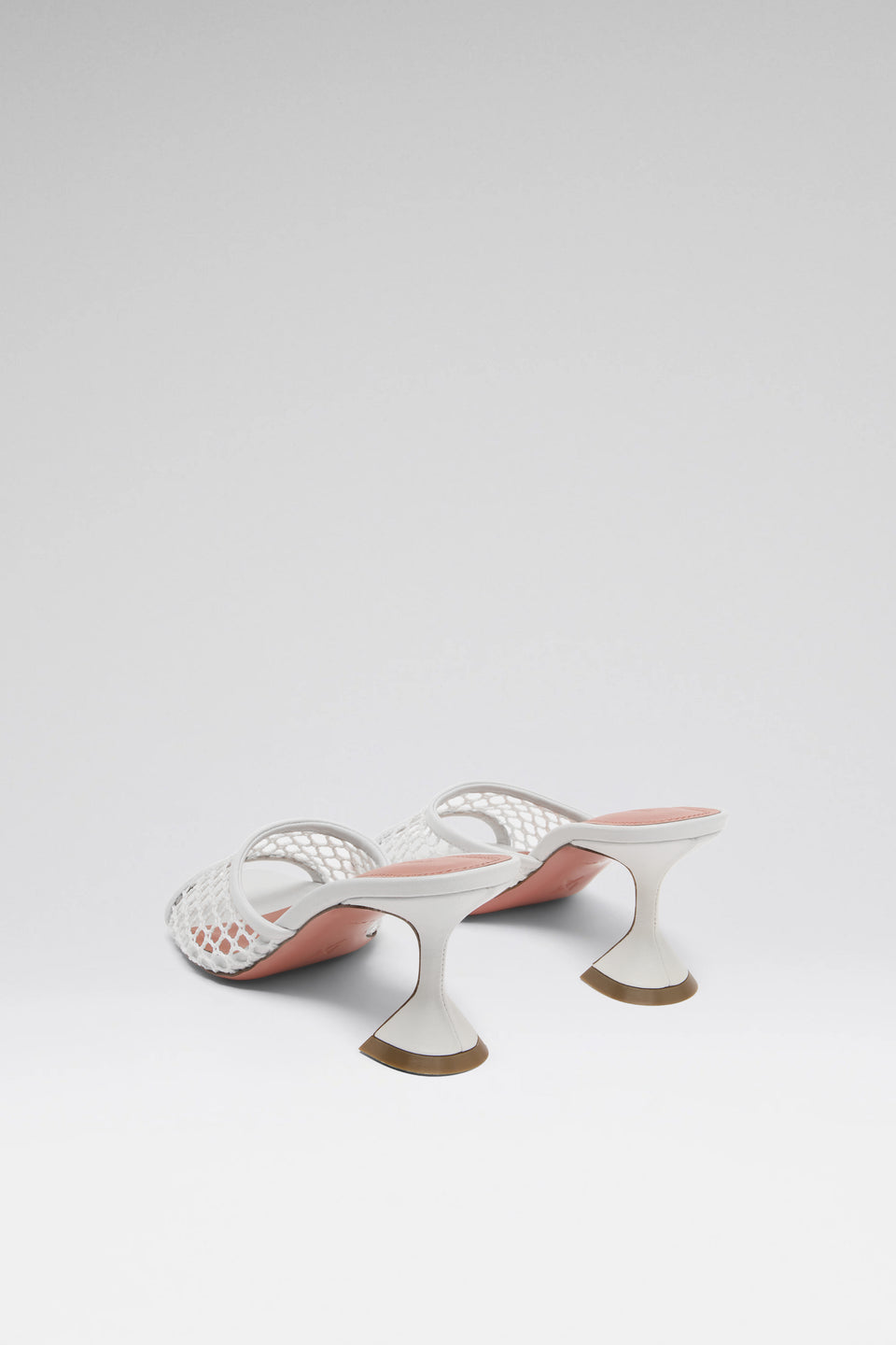 Lupita Net Slipper 70 White Raffia