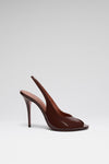 Kristina Sling 105 Chocolate Patent