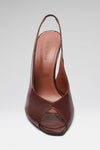 Kristina Sling 105 Chocolate Patent