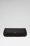 Ami Clutch Black Satin