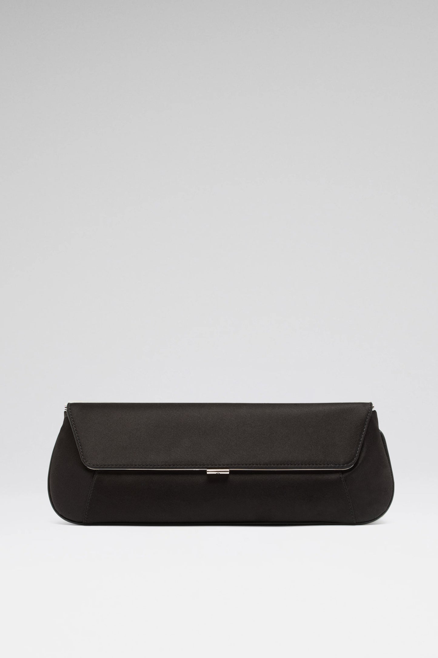 Ami Clutch Black Satin