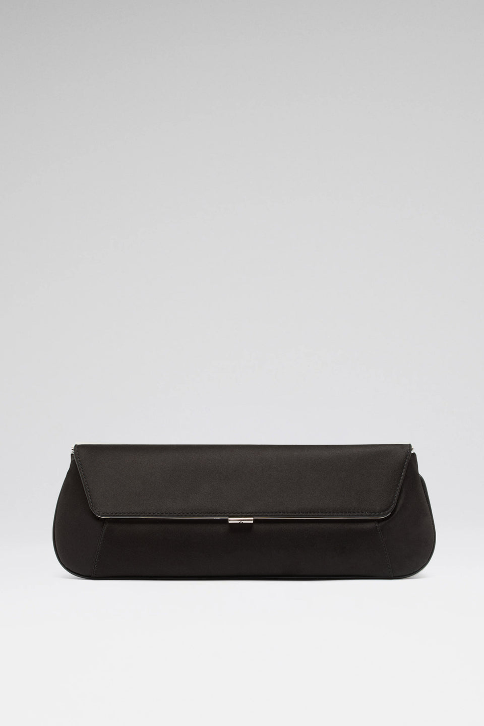 Ami Clutch Black Satin