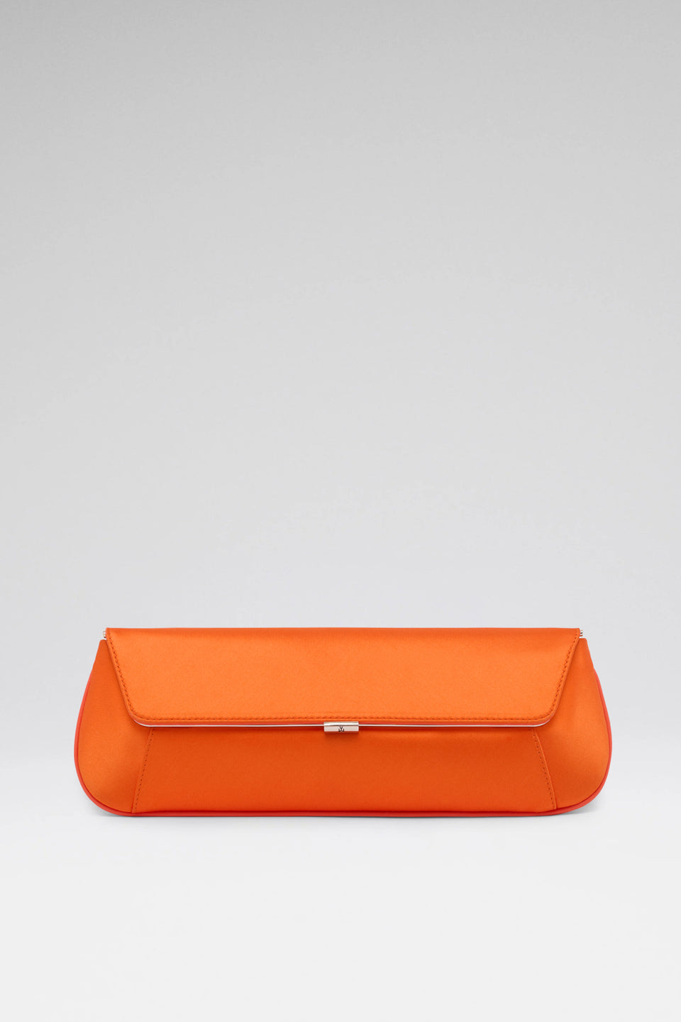 Ami Clutch Orange Satin