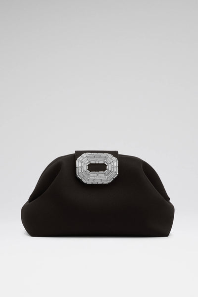 クラッチバッグ AMINA MUADDI CLUTCH BAG (CAMELIA SATCHASIL) Camelia Clutch White Nappa