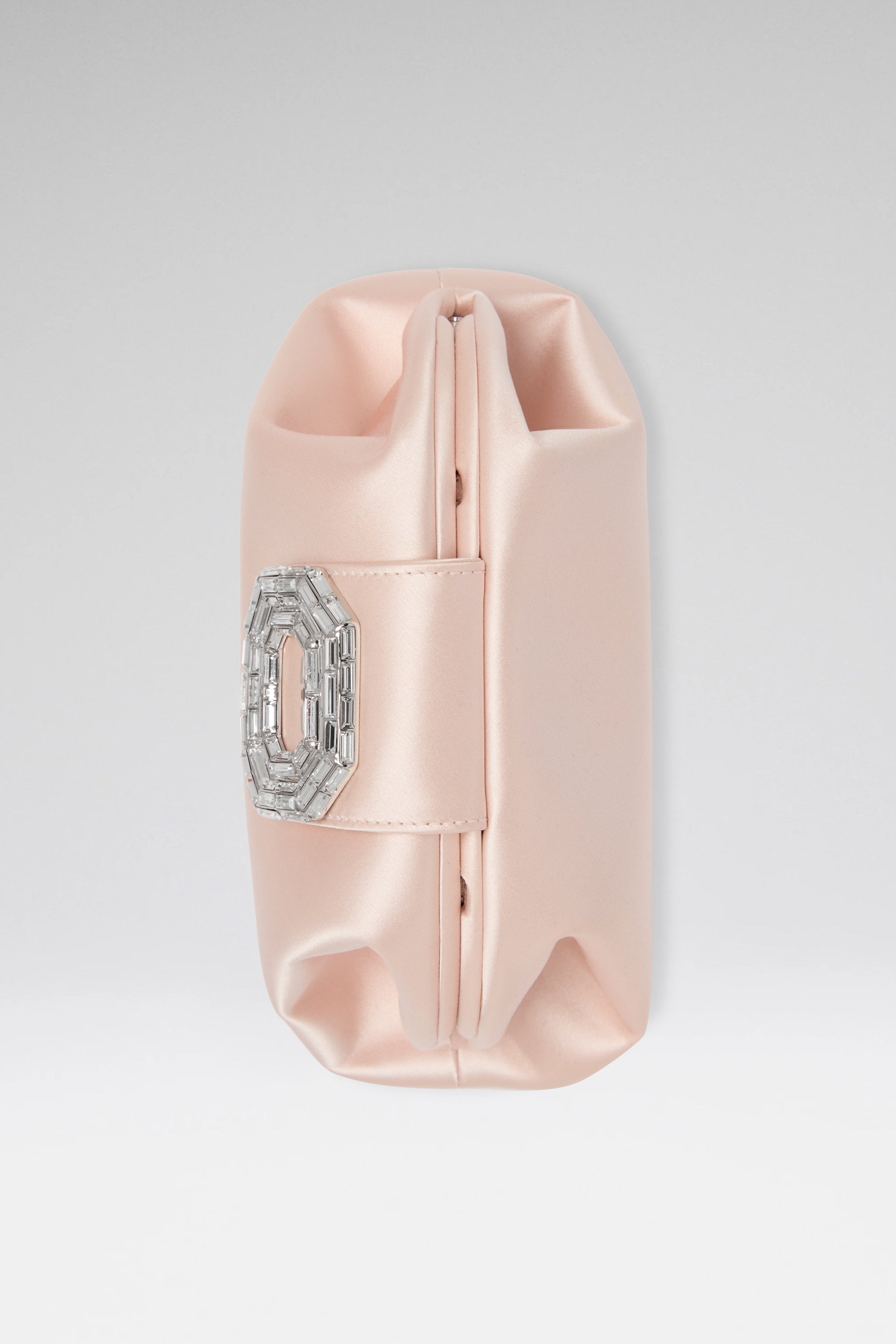 Camelia Clutch Champagne Satin