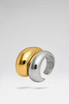 Gemini Cuffs Silver And Gold Base