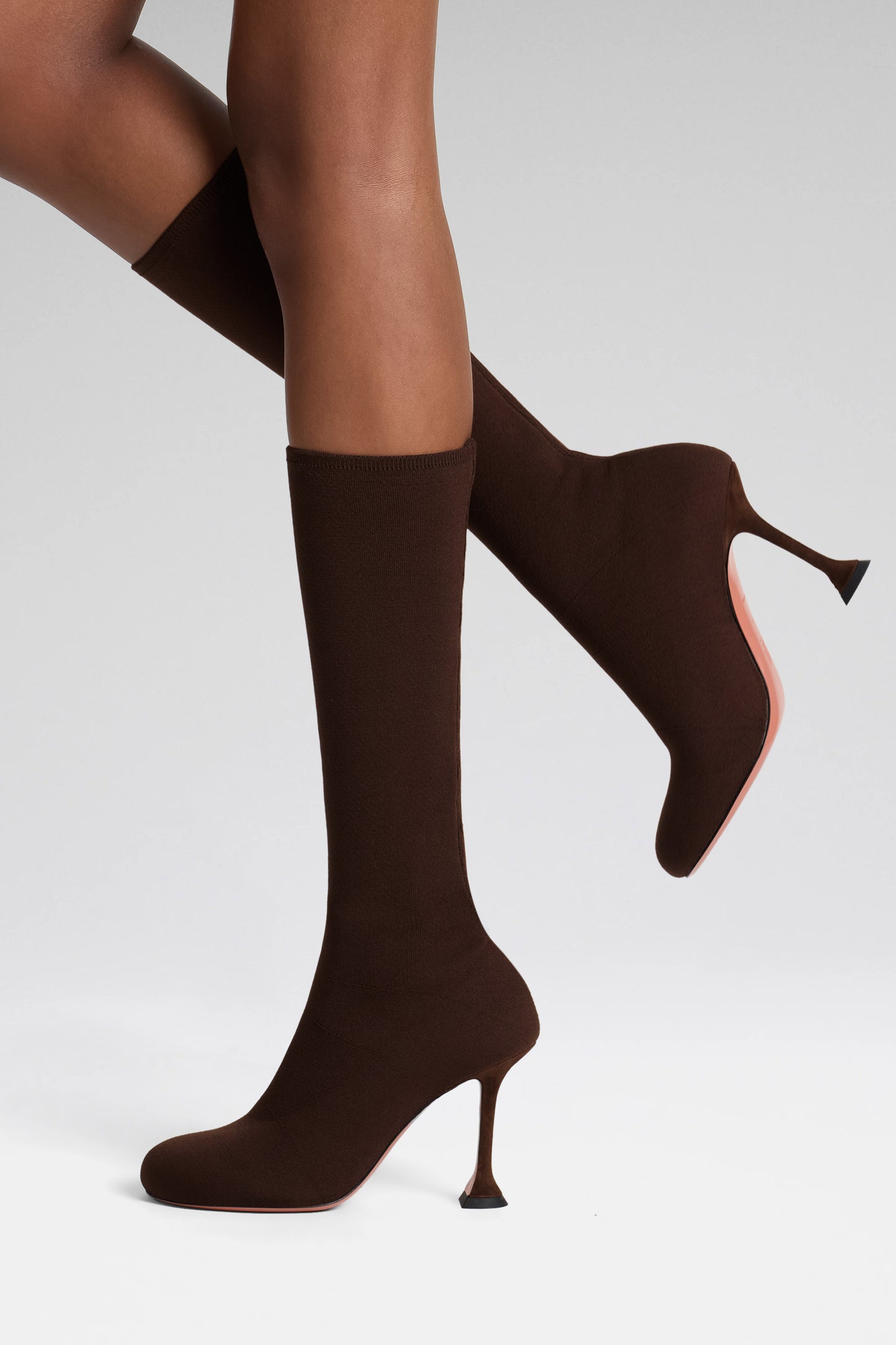 Veneda Stretch Boot 95 Coffee Fine Knit