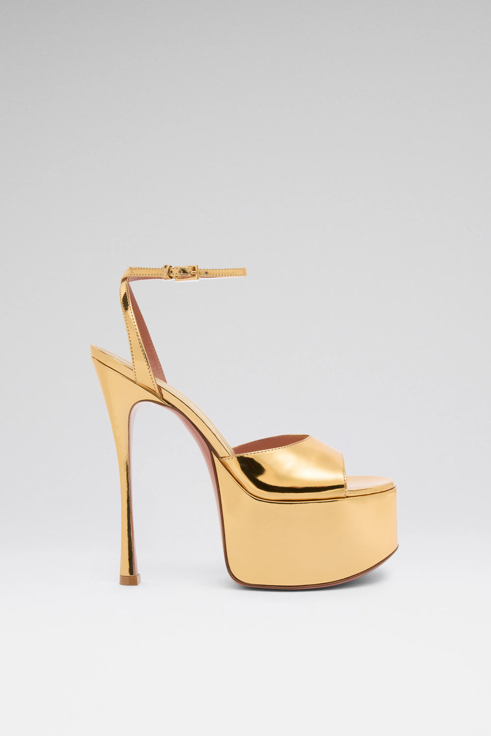Aya Sandal 155 Gold Mirror And Gold Buckle