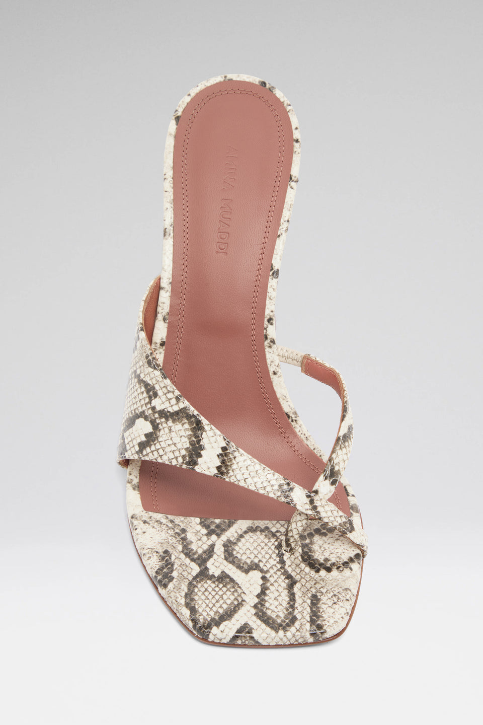 Shiona Slipper Print Snake Natural  