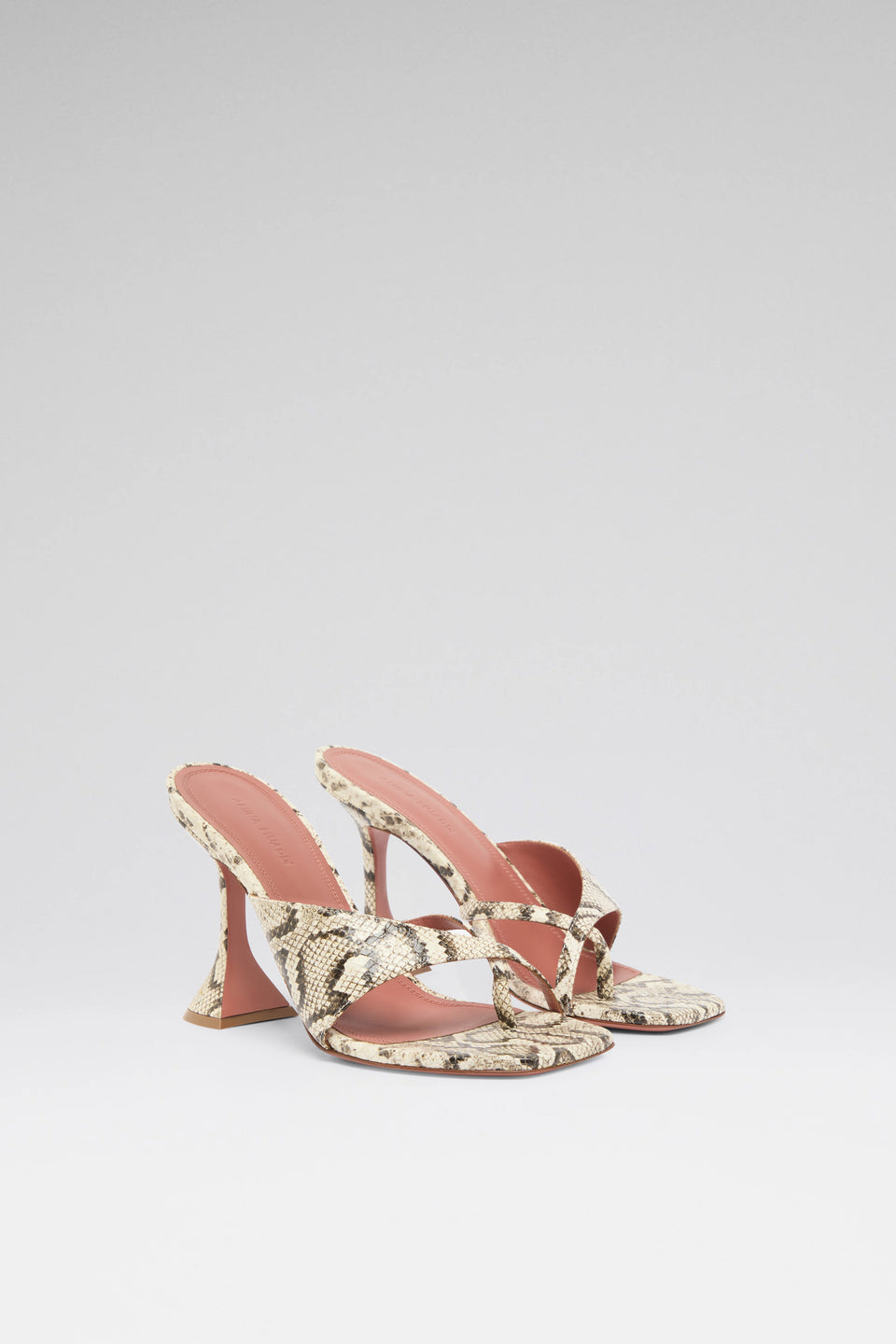 Shiona Slipper Print Snake Natural  