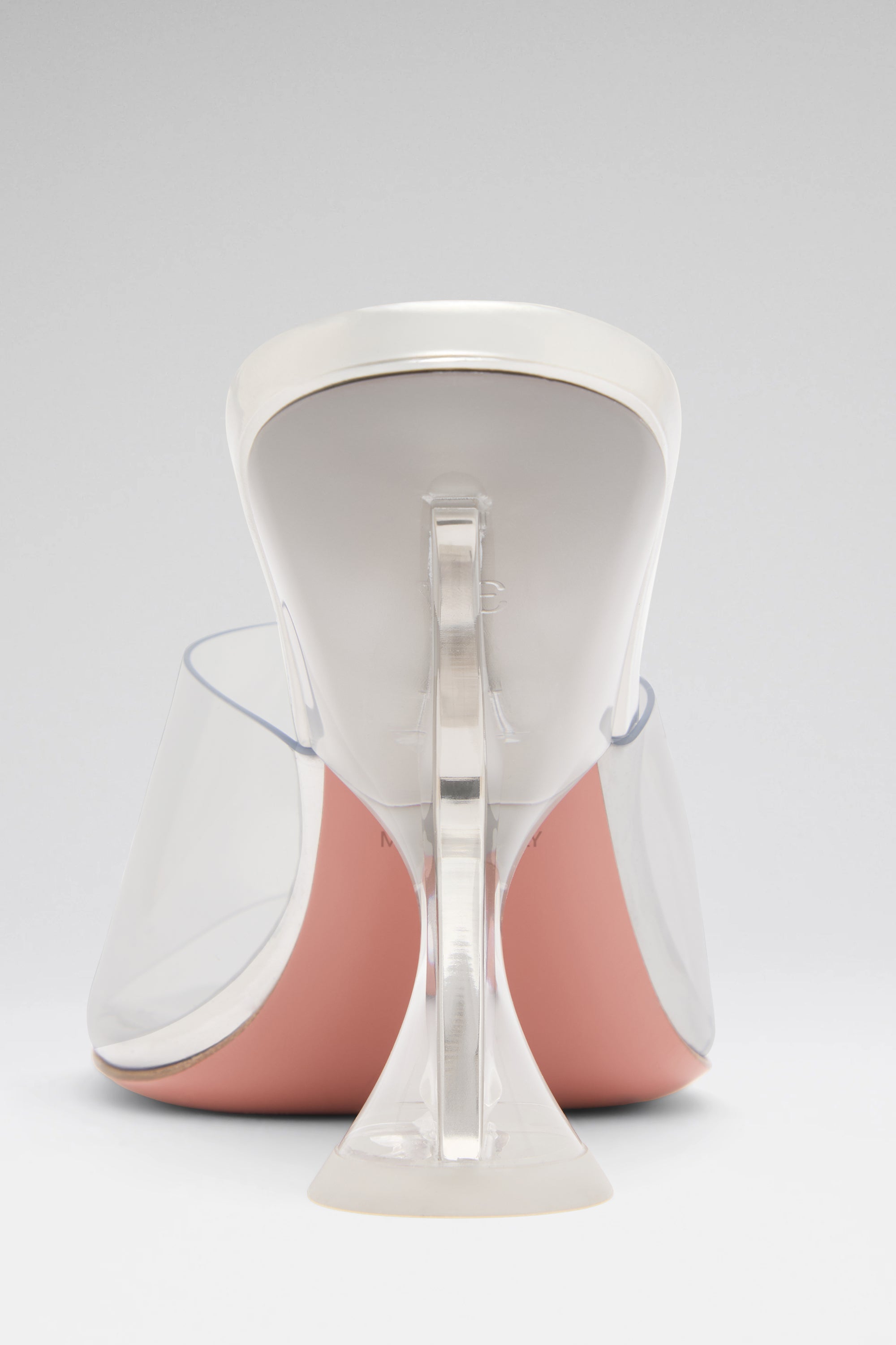 Taylor 90 Transparent Pvc Glass Slippers | Amina Muaddi Luxury Shoes