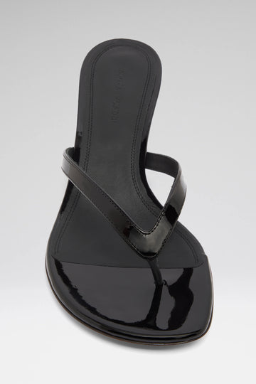 Juliette Thong Sandal 45 Black Patent