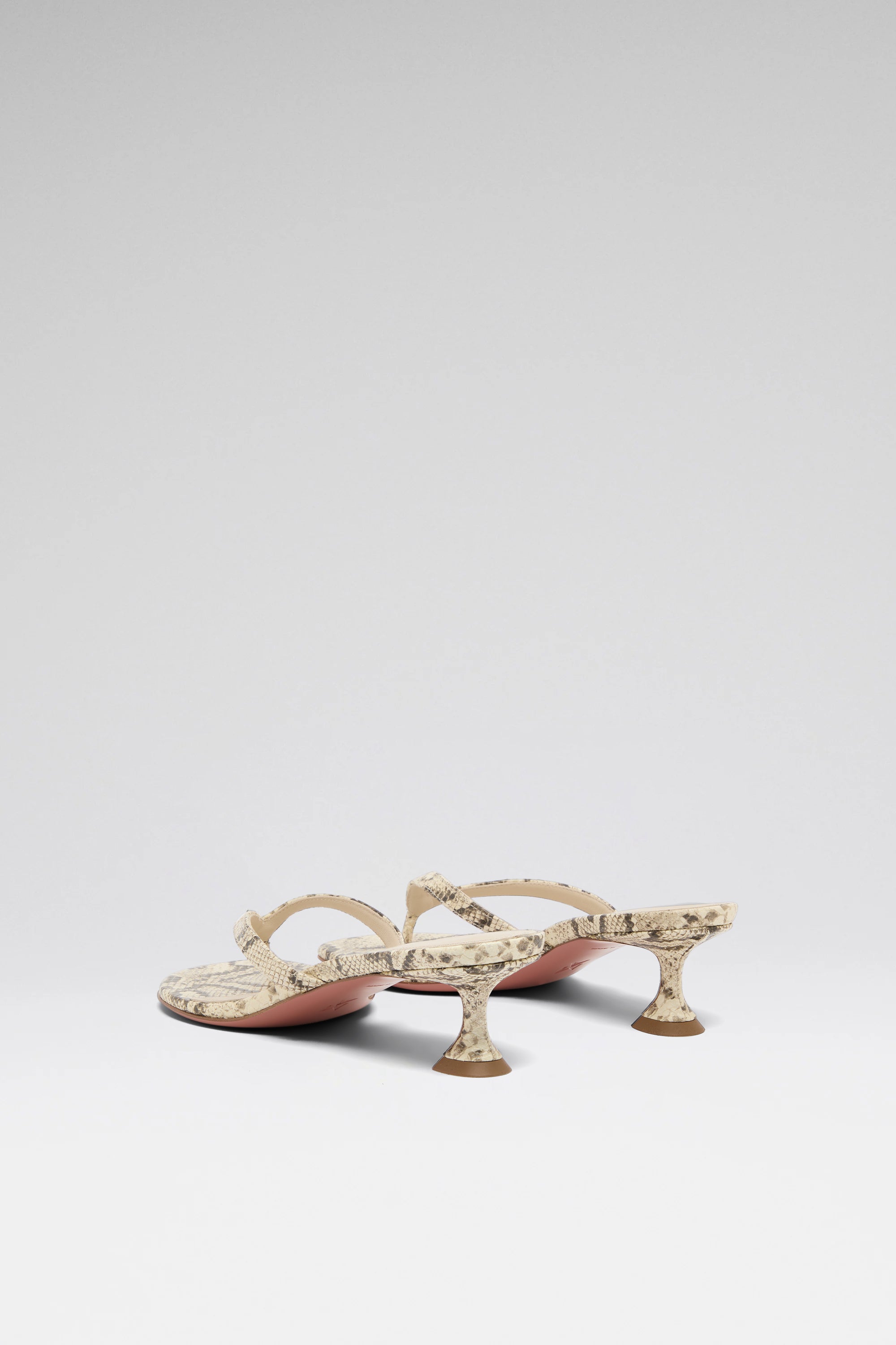 Juliette Thong Sandal 45 Print Snake Natural