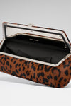 Ami Clutch Bag Leopard Printed Pony