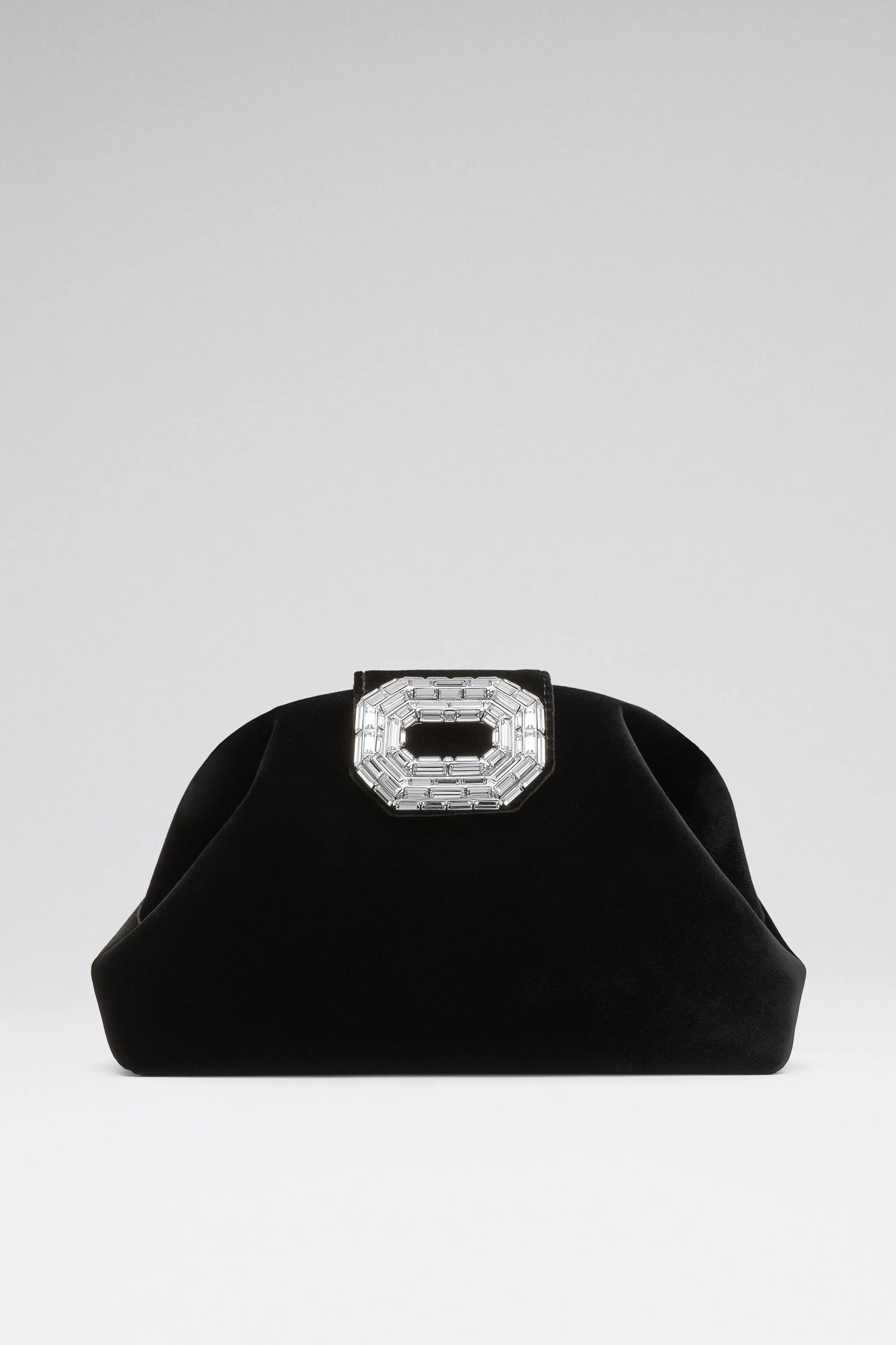 Camelia Clutch Black Velvet