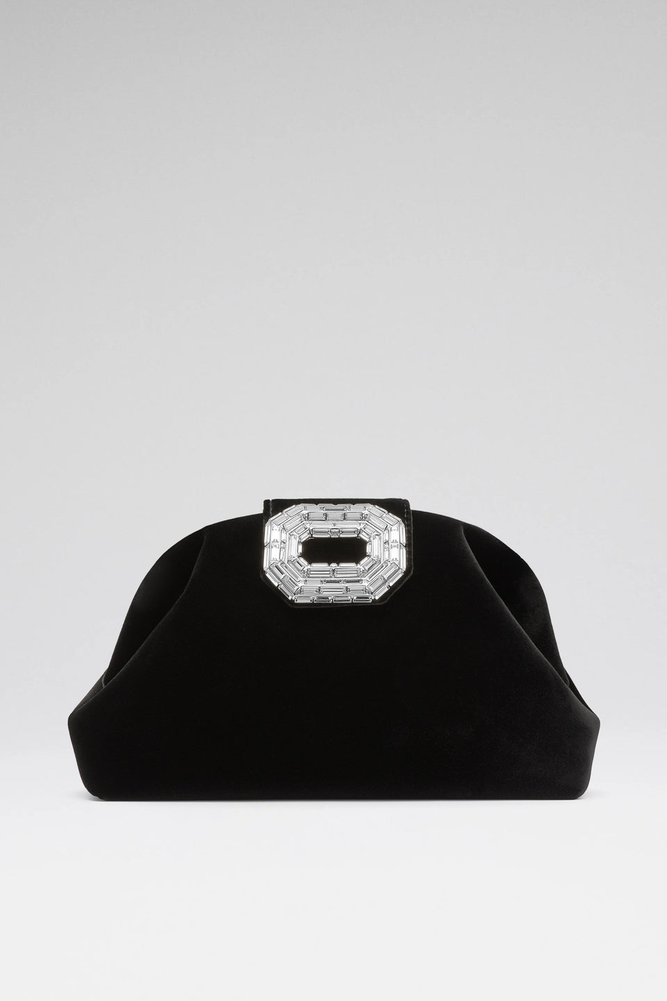 Camelia Clutch Black Velvet