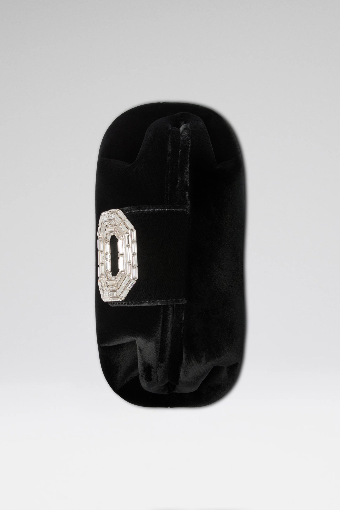 Camelia Clutch Black Velvet