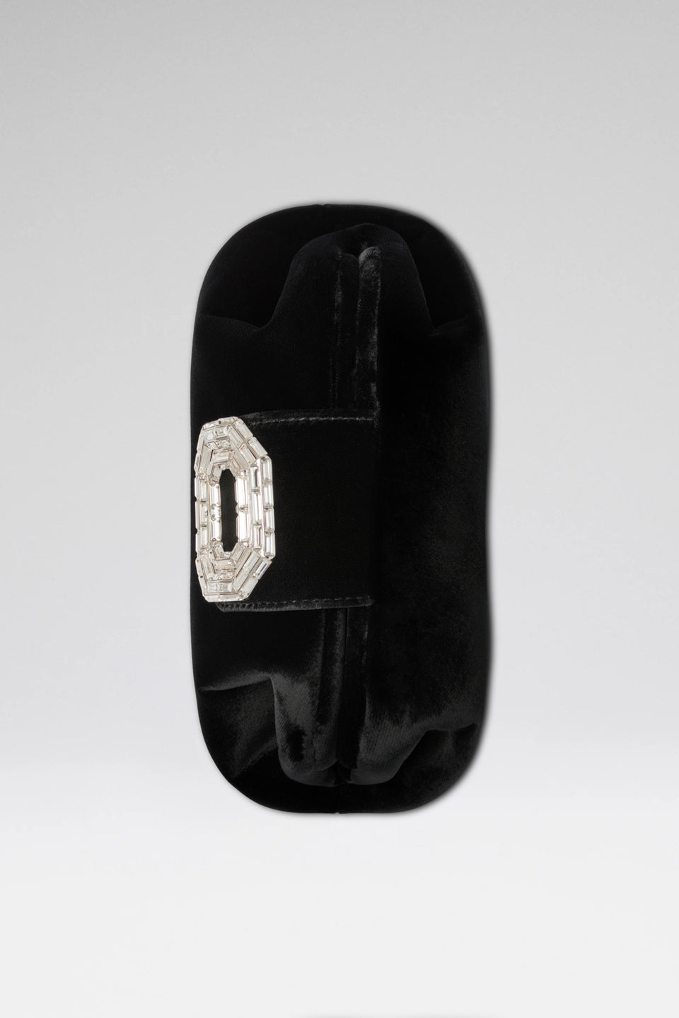 Camelia Clutch Black Velvet