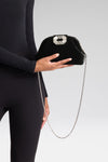 Camelia Bag Black Velvet