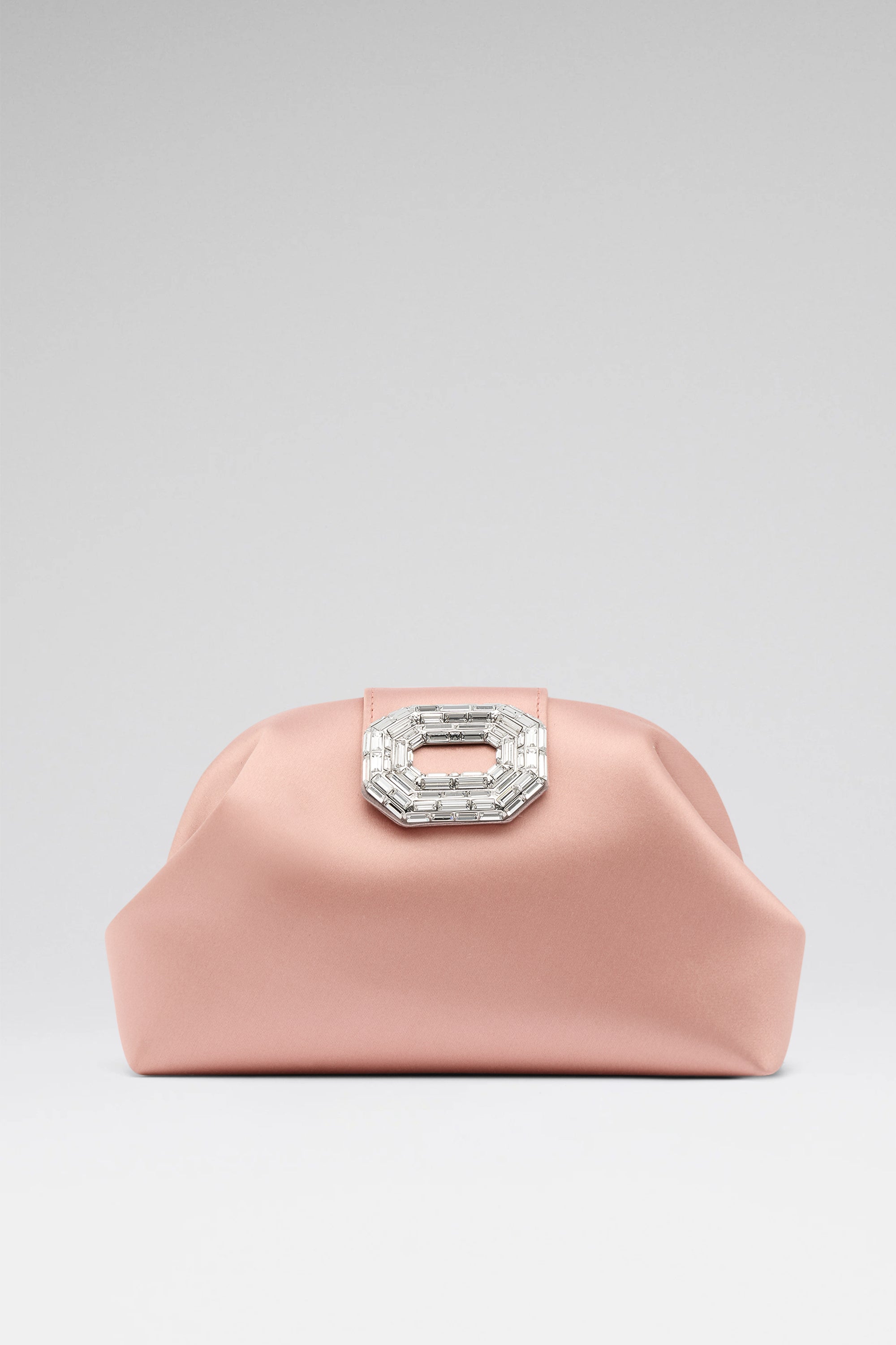Camelia Bag Powder Satin | Amina Muaddi Luxury Bag For Women